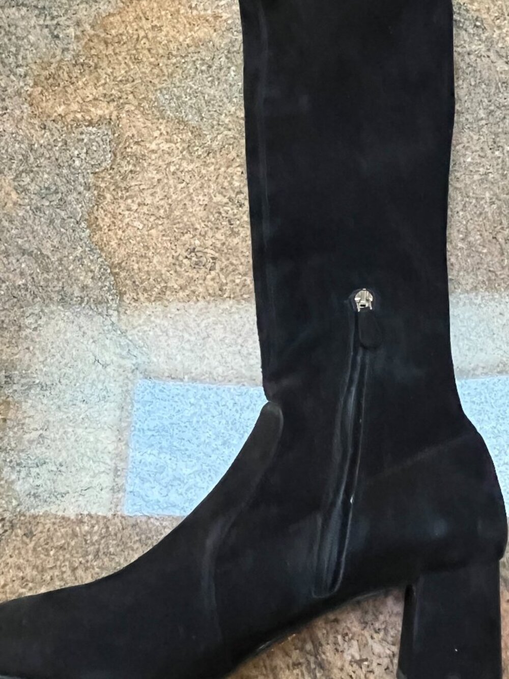 Prada Knee High Suede Boots